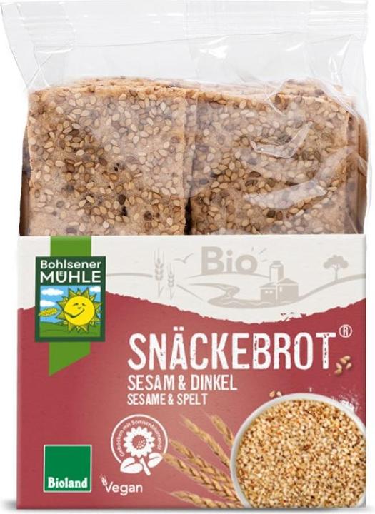 Immagine prodotto Bohlsener Mühle Pane per spuntini al sesamo e farro biologico (200 g)