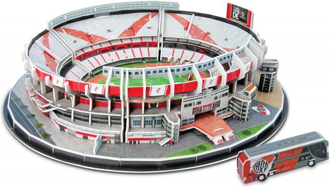 Actual product image Nanostad River Plate El Monumental Stadium 3D Puzzle (143 pieces)