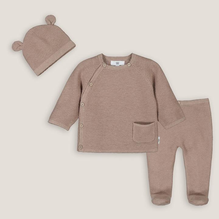 Produktbild La Redoute Collections 3-teiliges Set aus Strick