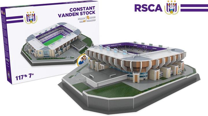 Produktbild Nanostad RSC Anderlecht Stadion 3D Puzzle / RSC Anderlecht Lotto Park - Vanden Stock Stadion 3D Puzzle (117 -Teile)