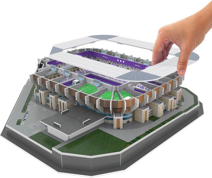 Produktbild Nanostad RSC Anderlecht Stadion 3D Puzzle / RSC Anderlecht Lotto Park - Vanden Stock Stadion 3D Puzzle (117 -Teile)
