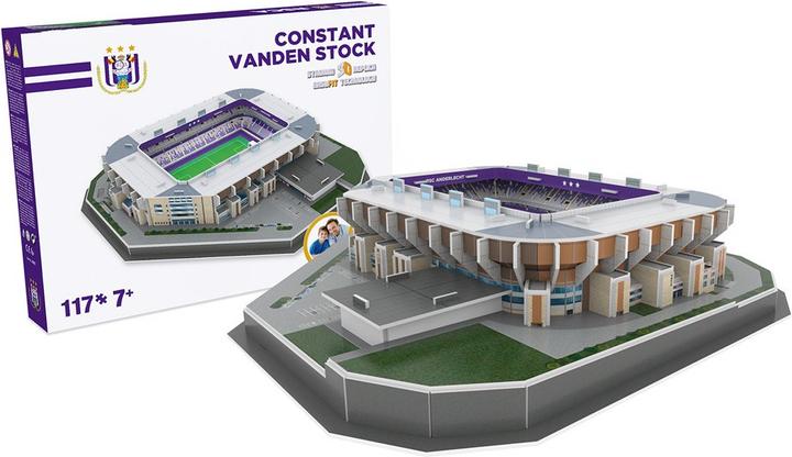 Produktbild Nanostad RSC Anderlecht Stadion 3D Puzzle / RSC Anderlecht Lotto Park - Vanden Stock Stadion 3D Puzzle (117 -Teile)