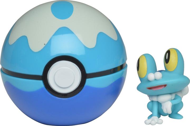 Actual product image Bandai Pokeball With 5 cm Pokemon Figure