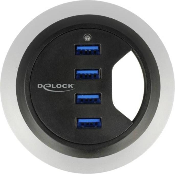 Actual product image Delock Desktop Hub 4 Port USB 3.0 (USB-A, 4 Ports)
