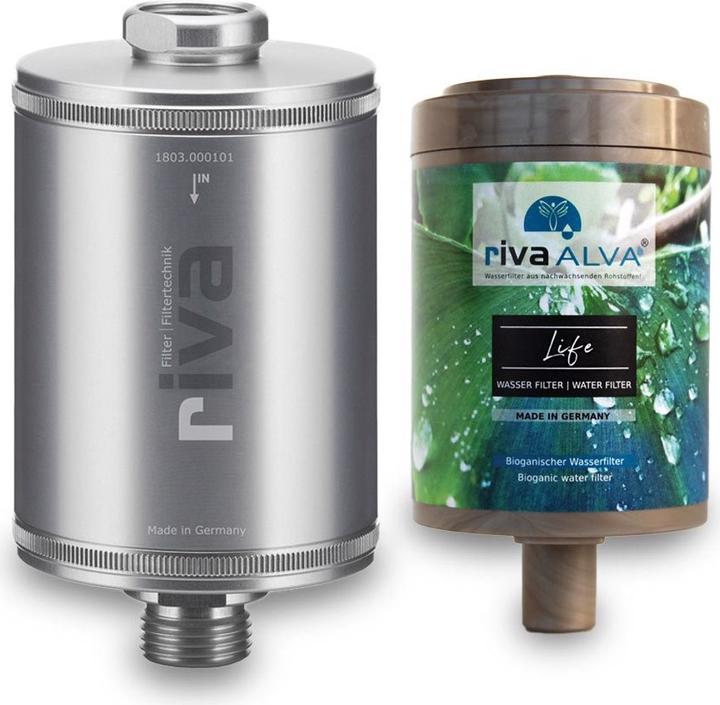 Actual product image Riva Drinking water filter rivaALVA LIFE - metal housing with filter cartridge (without hose connection
