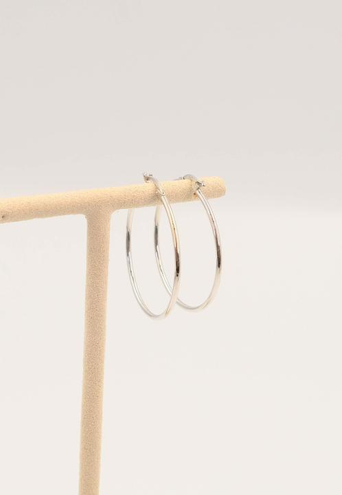 Produktbild Muau Creolen (750/18K Weissgold)