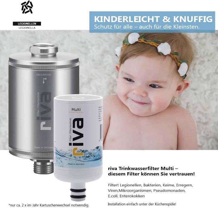 Actual product image Riva Drinking water filter