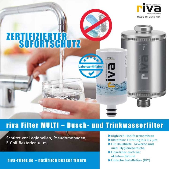 Actual product image Riva Drinking water filter