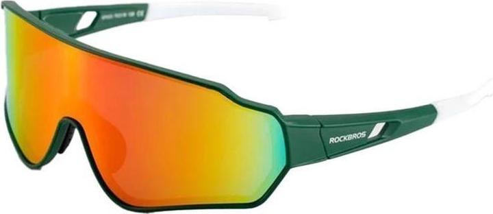 Produktbild Rockbros Polarisierte Fahrradbrille (Grün, Multicolor-Effekt)