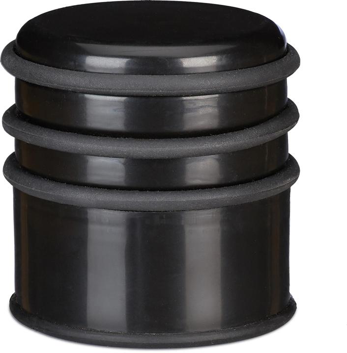Relaxdays Door Stop with Rubber Rings (1 Piece, 7 x 7 x 8 cm)