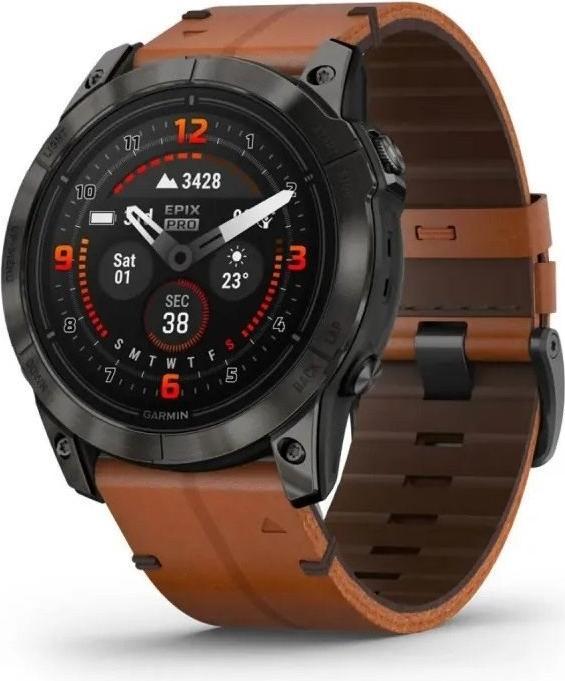 Produktbild Garmin Epix Pro Gen 2 51 mm Sapphire Szary z powłoką węglową (51 mm)