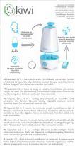 Produktbild Kiwi 2,2l 8h Ultraschall Luftbefeuchter