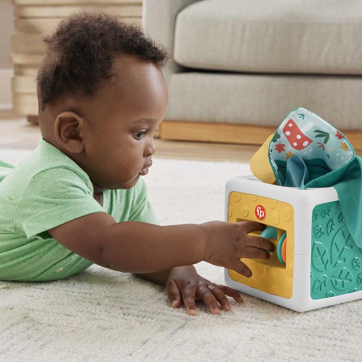 Image du produit Fisher-Price Tissue Fun Activity Cube (Allemand)