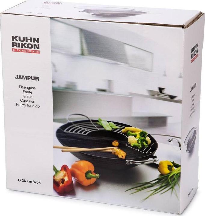 Actual product image Kuhn Rikon Jampur (36 cm, Wok, Cast iron)