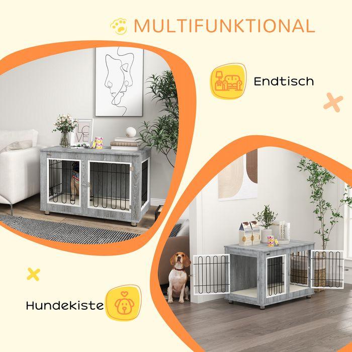 Image du produit Swisshandel24 Cage pour chien, chenil pour chien, cage pour animaux avec coussin, 2 serrures pour chiens de (Niche pour chien)