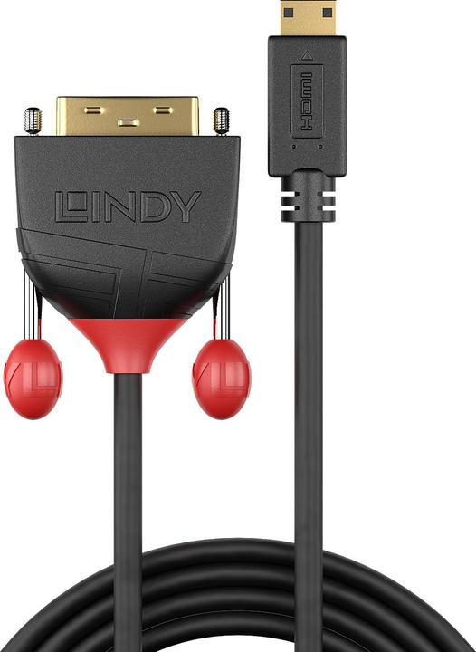 Immagine prodotto Lindy mini HDMI (Typ C) — DVI (1 m, HDMI, DVI)