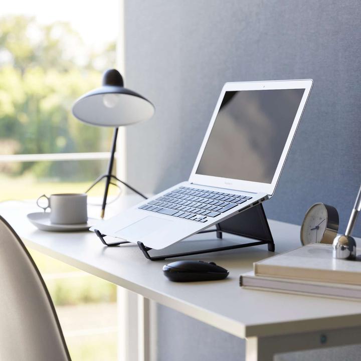 Actual product image Yamazaki Tablet-/Laptophalter mit Doppelfunktion TOWER