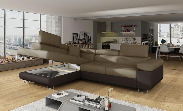 Actual product image ELTAP Anton (Corner sofa, 4-seater, Sofa bed)