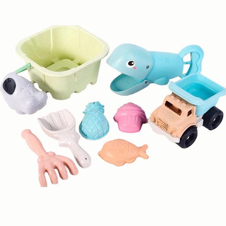Actual product image No Name SAND TOYS PLAY SET 9PCS HG-933