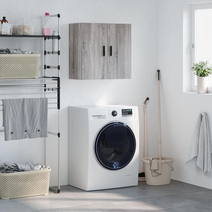 Actual product image VidaXL Wandschrank Grau Sonoma 60x31x60 cm Holzwerkstoff, Farbe (60 x 31 x 60 cm)