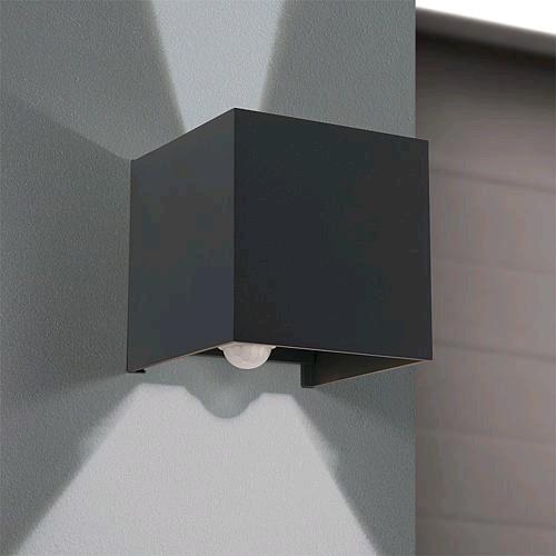 Actual product image Orion LED wall light m BWM IP54 13W anthracite (700 lm, IP54)