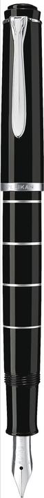 Actual product image Pelikan M215 Fountain Pen Black/Rings M Case (Rings, Black, 1 x)