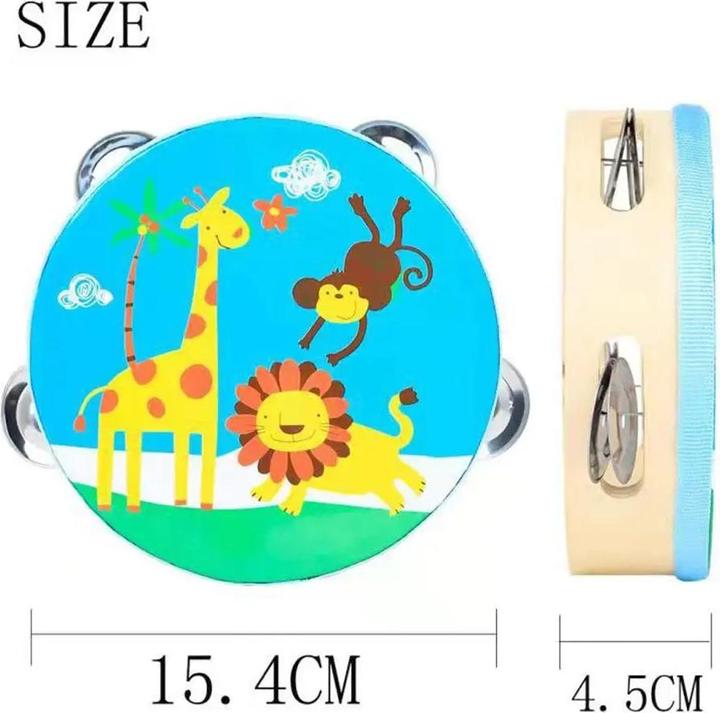 Produktbild Activity Board Kinder Kinder Musik Spielzeug pädagogische Cartoon Mini Beat Instrument Hand Trommel lernen