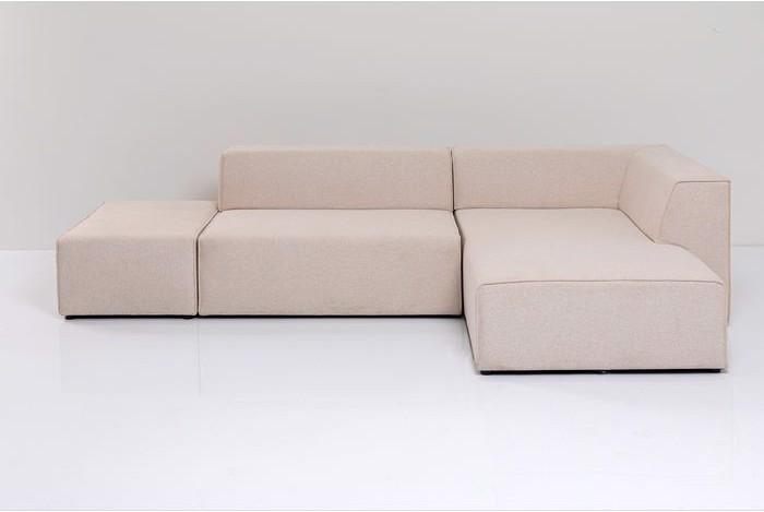 Produktbild Kare Design Ecksofa Infinity Ottomane Creme Rechts (Ecksofa)