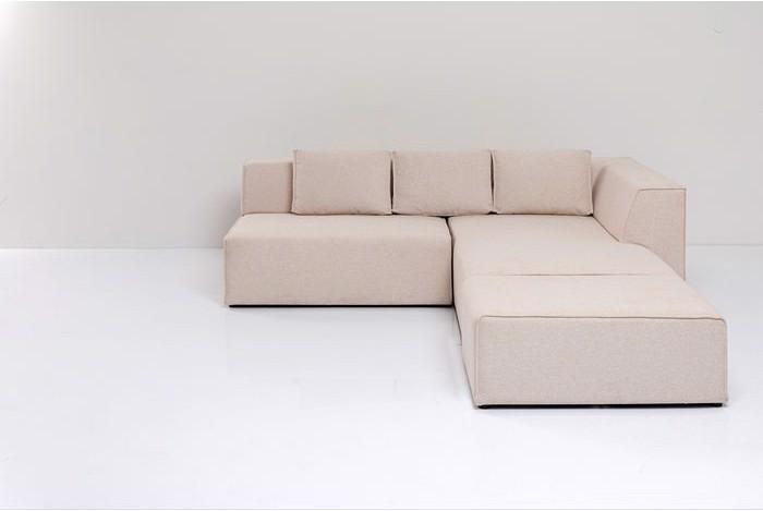Produktbild Kare Design Ecksofa Infinity Ottomane Creme Rechts (Ecksofa)