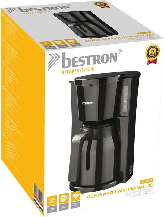Actual product image Bestron Coffee maker with thermos jug