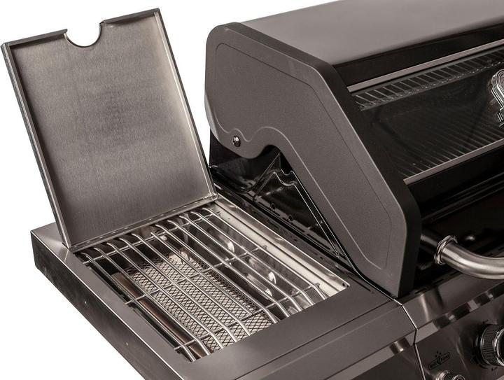 Image du produit Grillfürst G521G Gril à gaz en acier inoxydable à 5 brûleurs avec brûleur haute température (15 kW)