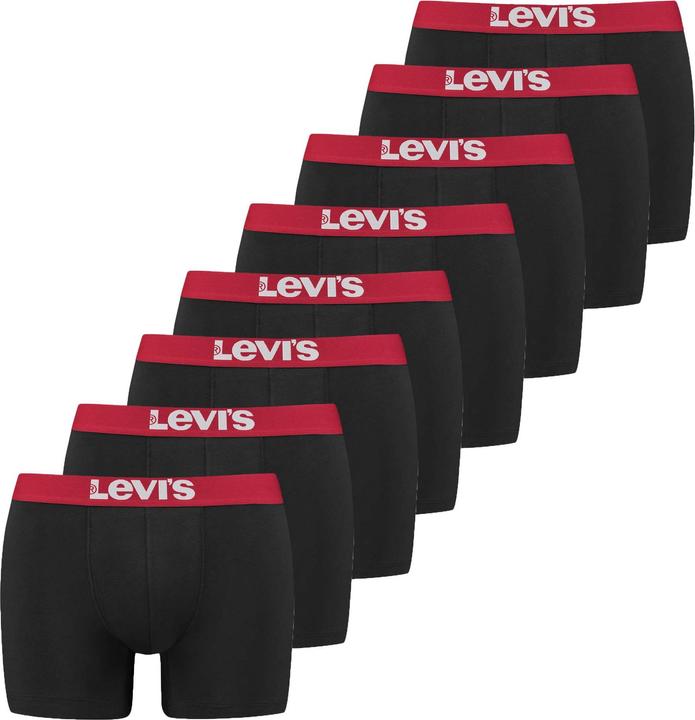Levis Solid Basic Boxer Brief Org Co 4p Ecom (L, 8er Pack)