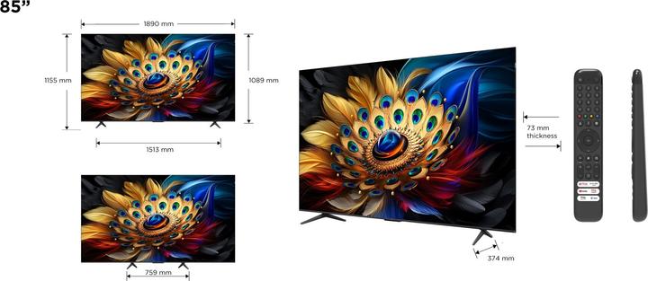 Image du produit TCL 85C655 (85", QLED, 4K, 2024)