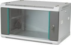 Actual product image Alantec Rack cabinets A-LAN SW-4U-600-450-N-DSJ-OP-RP-B-S SW-4U-600-450-N-DSJ-OP-RP-B-S (Hanging Grey) (4 RU, 19 inch rack)