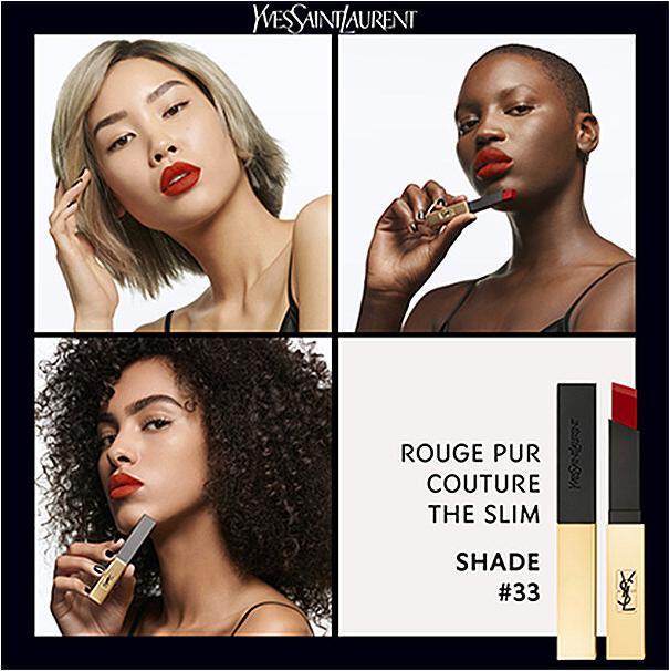 Immagine prodotto Yves Saint Laurent Rouge Pur Couture The Slim Orange Desire 33 (N. 33 - Desiderio d'arancia)