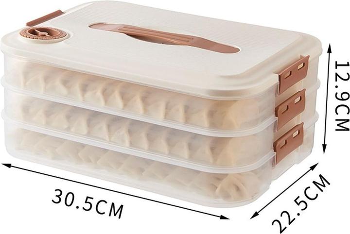 Produktbild König Design Aufbewahrungsbox mit Deckel Aufbewahrung Box Ordnungsboxen Küche Stapel