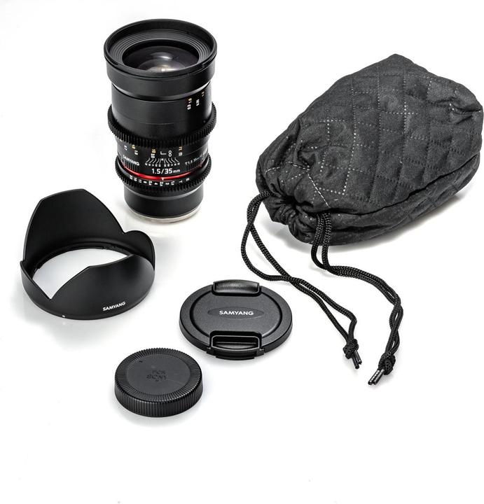 Actual product image Samyang 35mm T1.5 VDSLR II MFT (Micro Four Thirds, full size, APS-C / DX)