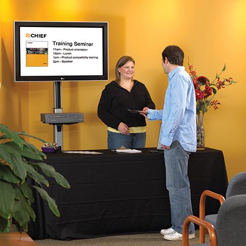 Immagine prodotto Chief MFCUB - Trolley - per display LCD - Nero - Dimensioni schermo: 76.2-139.7 cm (30"-