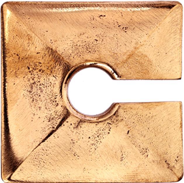 Produktbild Star Piercing Ohrgewicht Schlüsselloch rosegold viereckiger Teller (ohne Messing, Bronze)