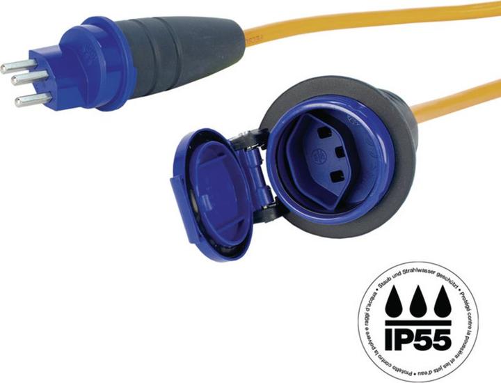 Immagine prodotto Steffen Cavo di estensione industriale EPR-PUR 3x2.5mm2 5m T23 IP55 (5 m, Tipo 23)