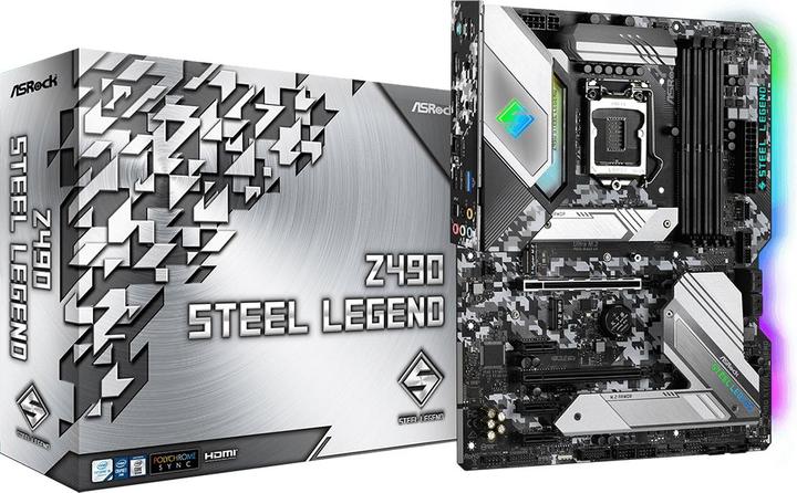 AsRock Z490 Steel Legend (LGA 1200, Intel Z490, ATX)