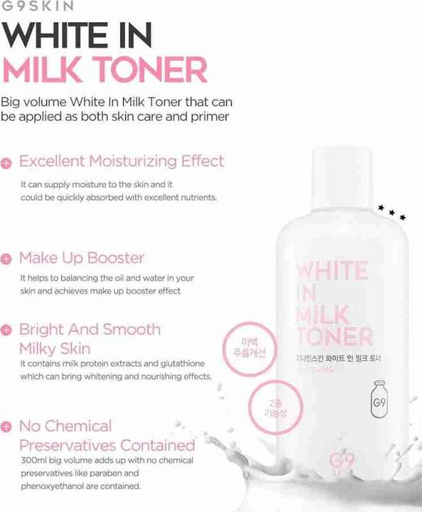 Produktbild G9 Skin white in milk toner (300 ml)