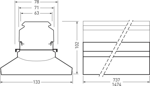 Produktbild Trilux 7651 HE PMW19 40-840 (4000 lm)