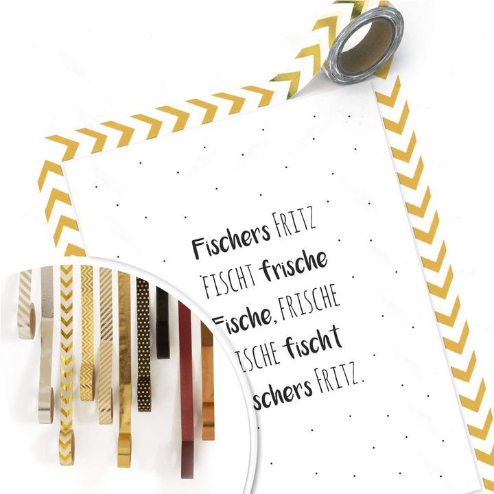 Actual product image Trenddeko Tongue twister - Fischer's Fritz (40 x 50 cm)