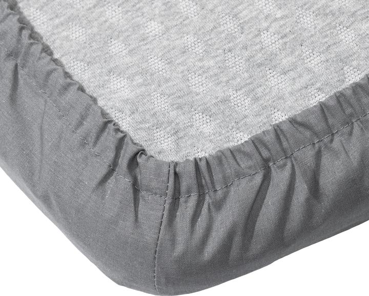Image du produit Okko DRAP HOUSSE POLYCOTON 180X200+25 GRIS (180 x 200 cm)