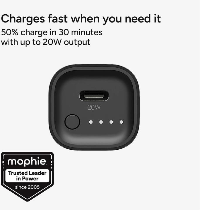 Actual product image mophie Powerstation Mini (5000 mAh, 20 W)