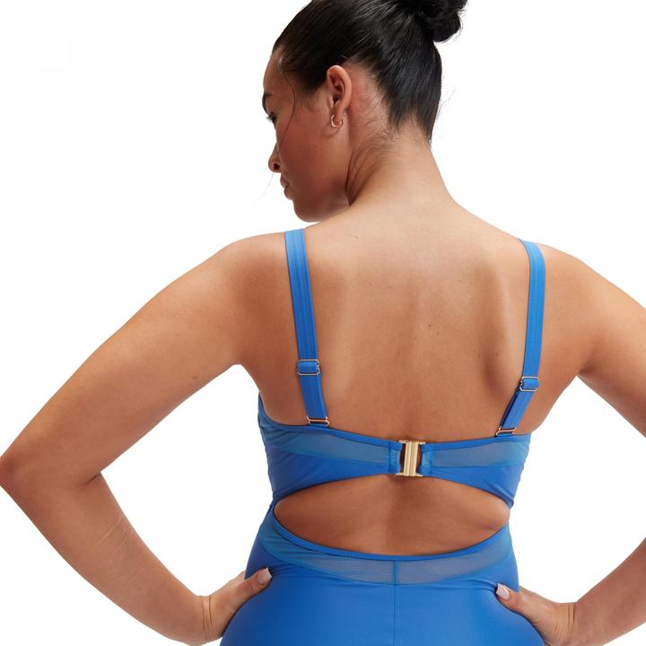 Actual product image Speedo Womens/Ladies Shaping Mesh Detail One Piece Swimsuit (38 D)