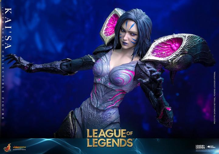 Actual product image Hot Toys League of Legends figurine Video Game Masterpiece 1/6 Kai'Sa 29 cm