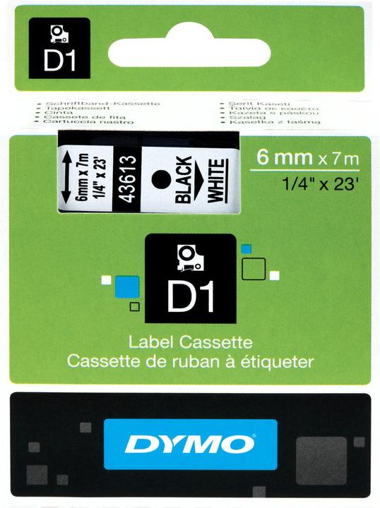 Immagine prodotto Dymo S0720780 Nastro standard (0.60 cm, Nero)