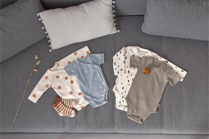 Actual product image Lässig Long sleeve bodysuit dots Milky size 86/92 (86)